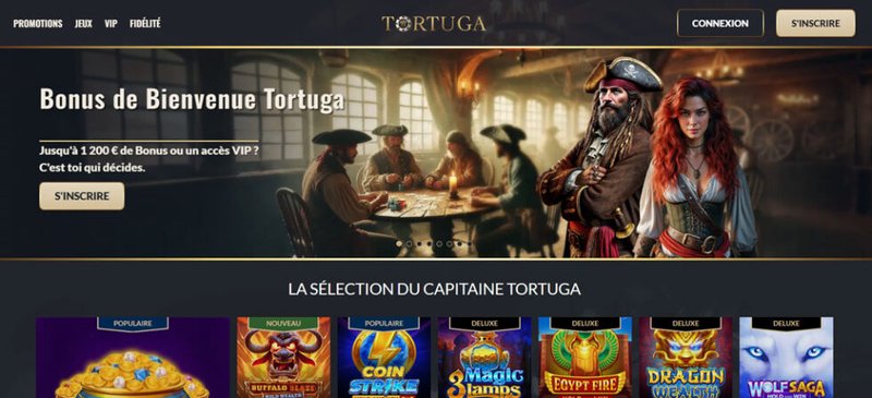 En savoir plus sur tortuga casino bonus